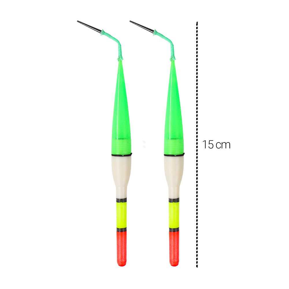 TONQUU Pelampung Umpan Pancing LED Fishing Floats Bait 2 PCS NT-02 Pelampung Pancing Spon Pancing Ikan Pelampung Anti Badai Pelampung Pancing Anti Badai Kambangan Pancing Plampung Pancing Pelampung Pancing Busa Pelampung Ikan Mas Pelampung Pancing Kecil