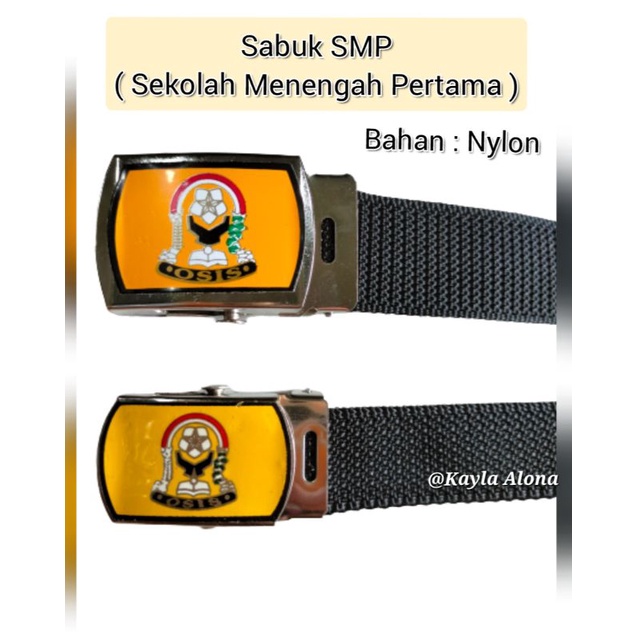 SABUK / IKAT PINGGANG / GESPER Anak SMP ( Sekolah Menengah Pertama )