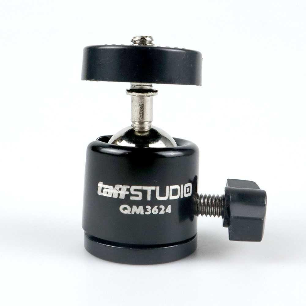 TaffSTUDIO Mini Ball Head Tripod Kamera DSLR 360 Swivel 1/4 - QM3624