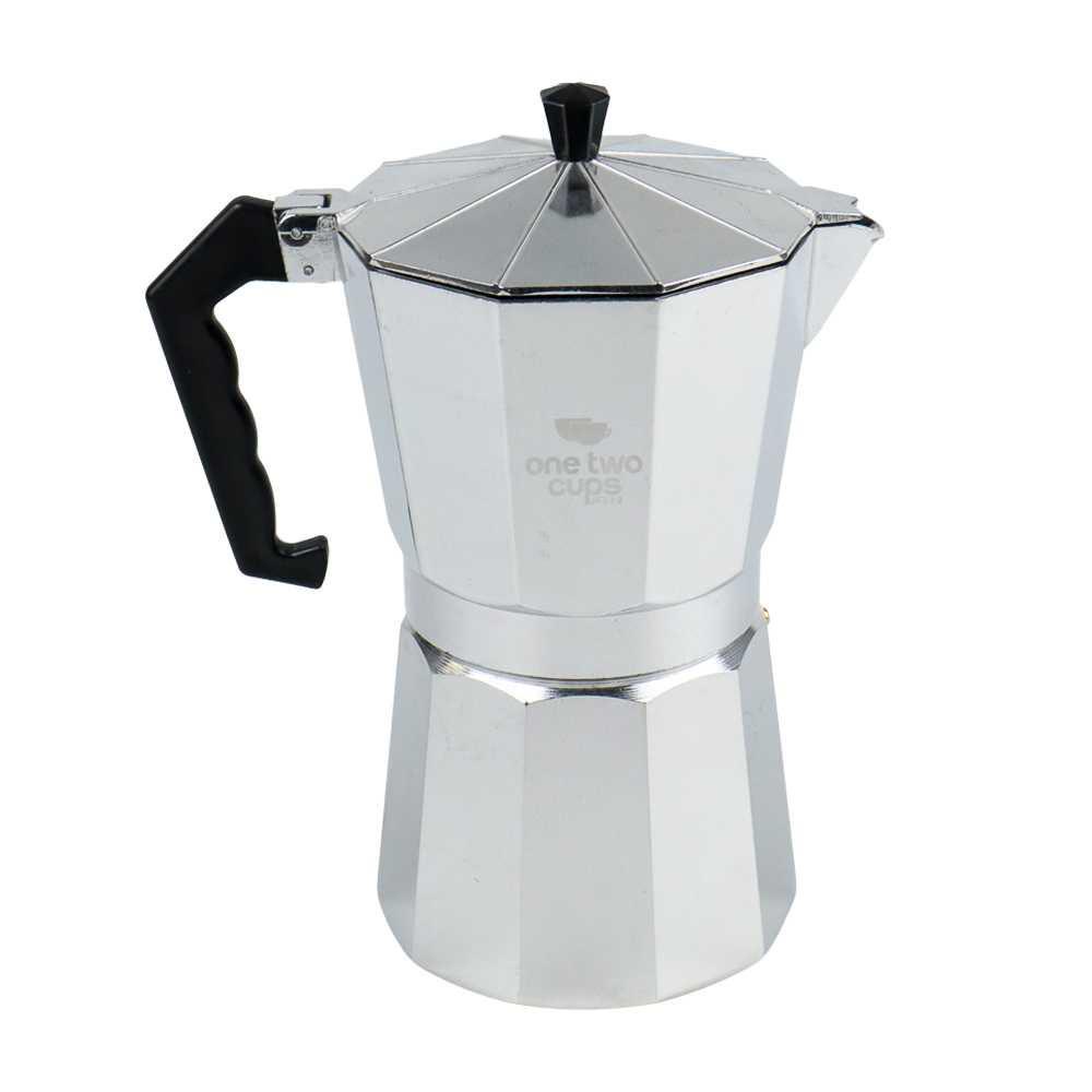 One Two Cups Espresso Coffee Maker Moka Pot Teko Stovetop Filter F112