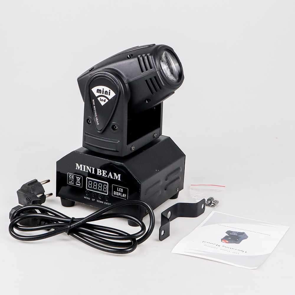 SHEHDS Lampu Sorot Panggung Spotlight RGB Moving Head 10W - DM512