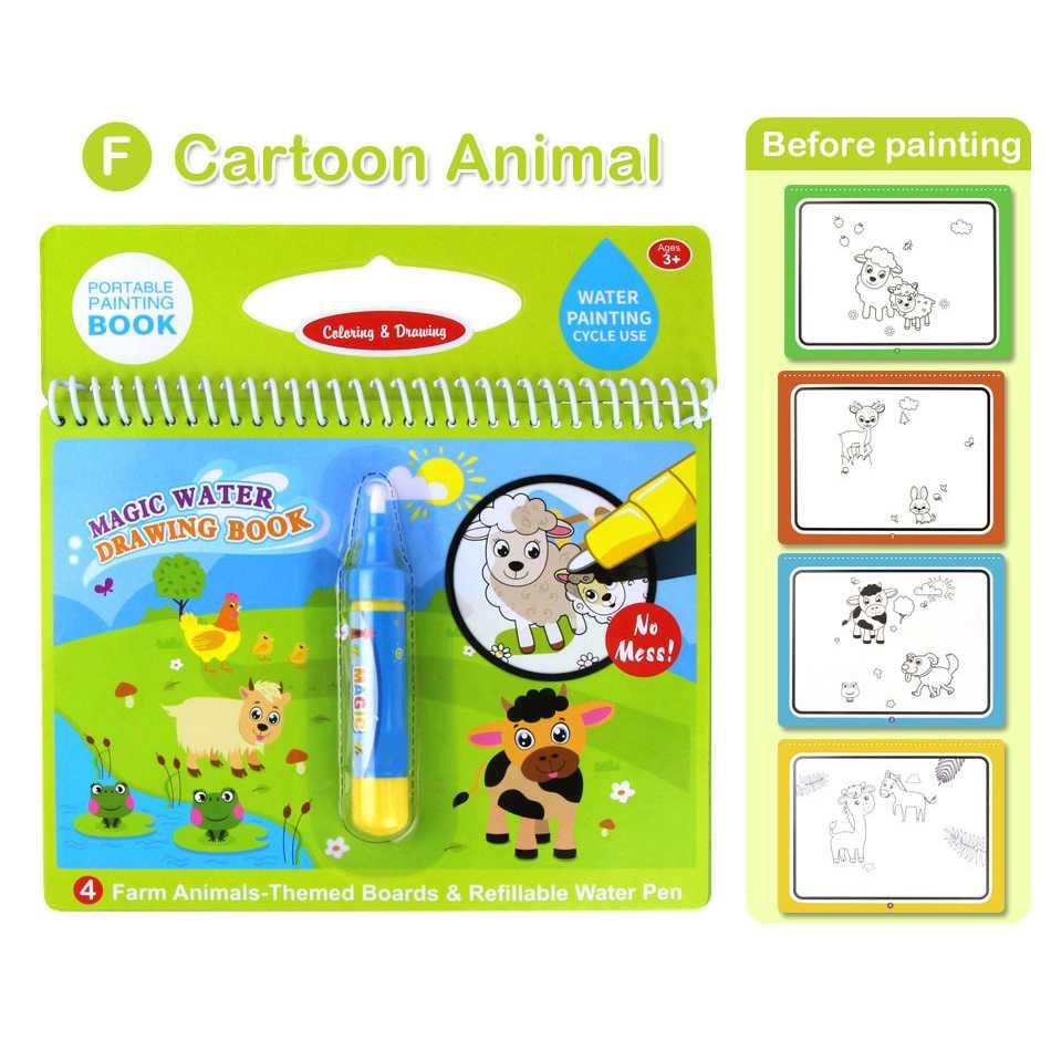 COOLPLAY Buku Mewarnai Cat Air Anak Magic Water Book Gift-2358-1 Mainan Pasir Mainan Pasir Puzzle Anak Mainan Edukasi Puzzle Anak Mainan Edukasi Mainan Air Mainan Air Mainan Anak Laki Laki Drum Mainan Anak Laki Laki Drum Gamesir Gamesir Mainan Edukasi Ana