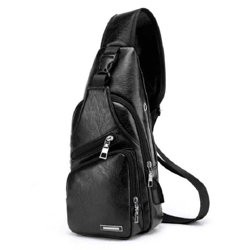 THOMBNAIL Tas Selempang Crossbody Sling Bag dengan Slot USB 002