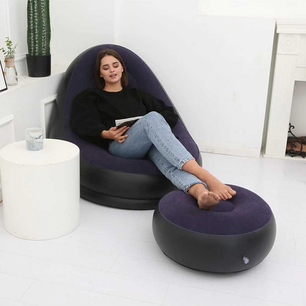 Senyoubao Sofa Malas Inflatable Isi Angin dengan Bantalan Kaki - 81003