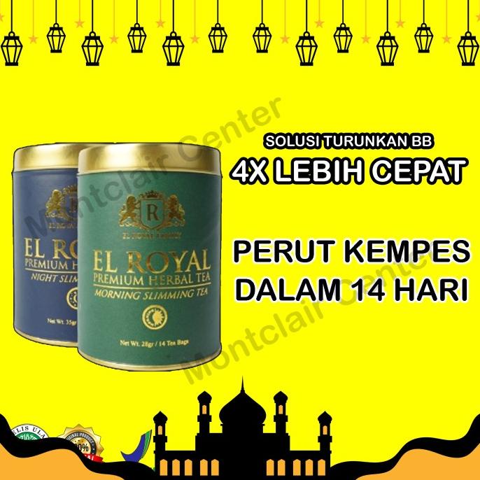 

El Royal Premium Tea / Teh Pelangsing Siang & Malam (1 paket) - ASLI