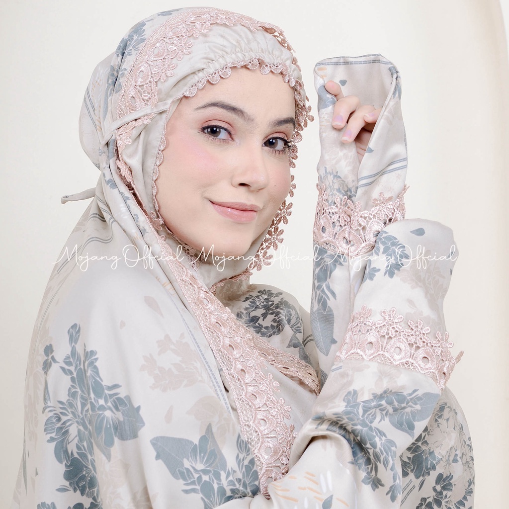 [Ready] Mukena Premium Mukena Terusan Armani Silk Renda Mewah √ V69 / Mukena Dewasa Katun Prada Mix 