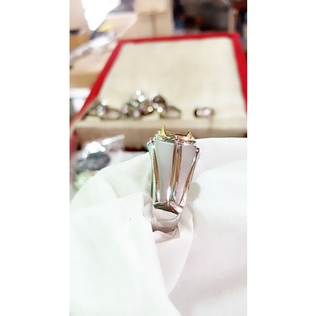 emban ikat ring monel super doff handmade