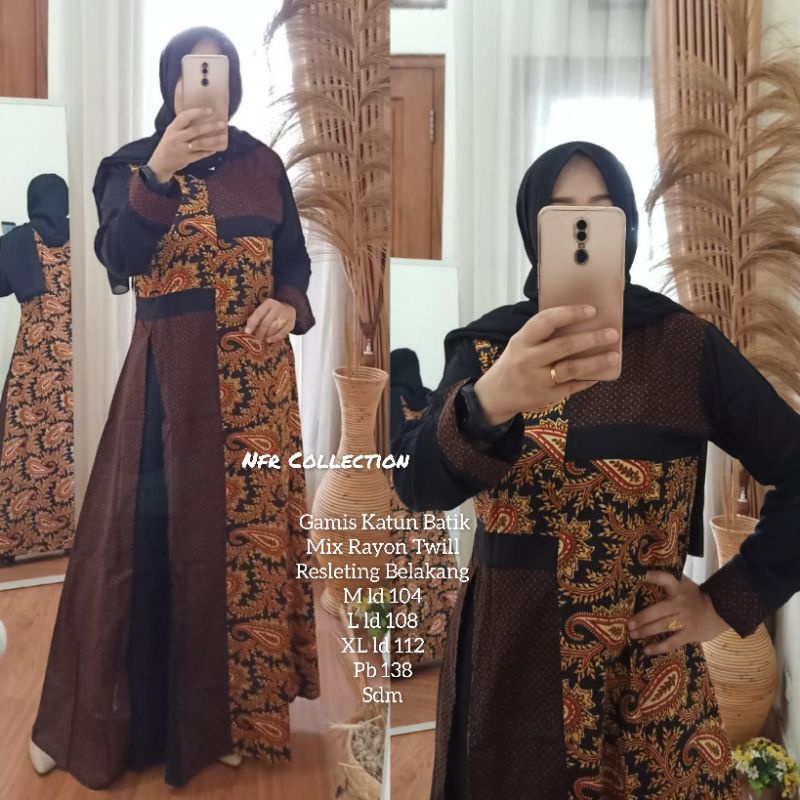 Gamis Lidya Batik