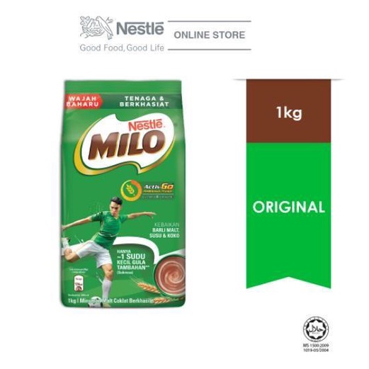 

Milo Bubuk 1Kg Malaysia Original New Pack