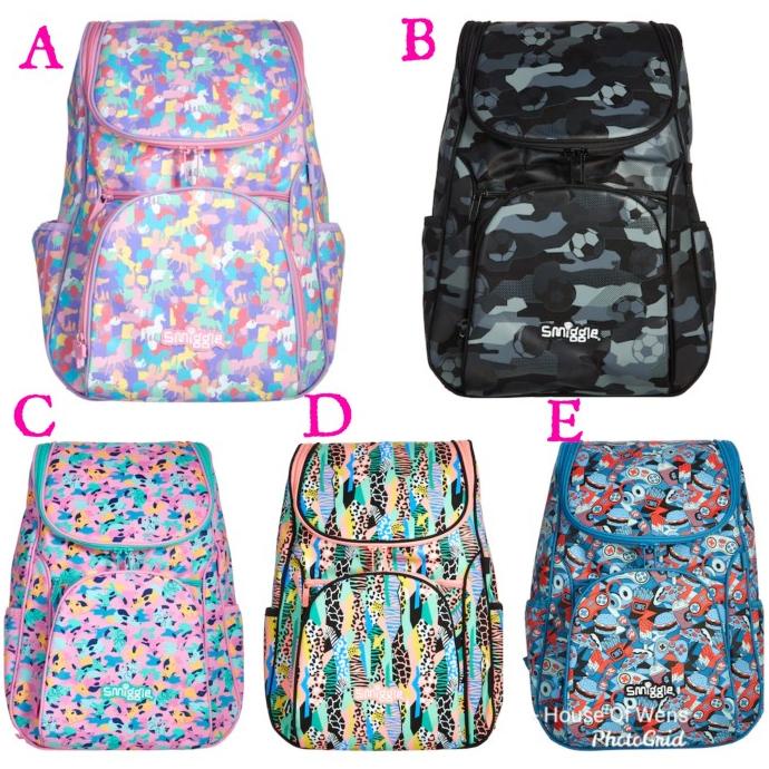 Smiggle Illusion Access Backpack - Tas Smiggle Original