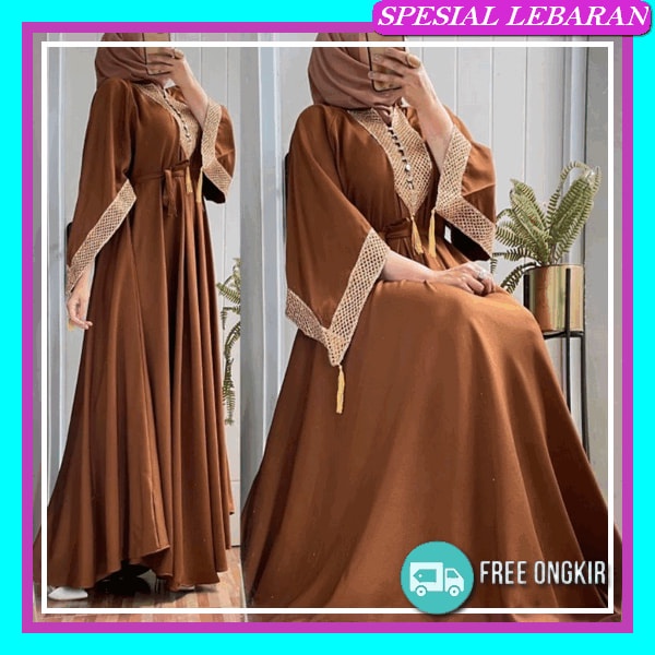 Games Terbaru Gmis Model Kekinian Gamus Cewe 2023 Gsms Waita Murah Gamis Cewek Kekinian Baju Gamis F