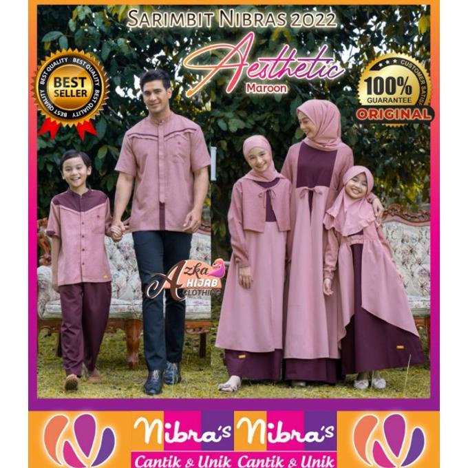 Nibras Sarimbit Keluarga Muslim Terbaru 2022 / Baju Couple Muslim Terbaru / Sarimbit Nibras Terbaru 2022 / Baju Muslim Couple Keluarga / Baju Keluarga / Baju Lebaran / Baju Seragam Lebaran Keluarga 2022 / Baju Sarimbit Keluarga 2022 Promo Best Seller