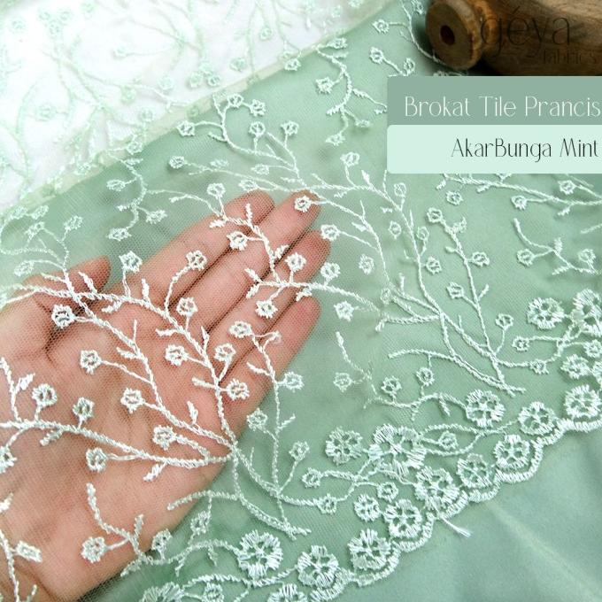 Paket Kain Bridesmaid Seragaman Premium Keluarga Lengkap Satin Mint kud02