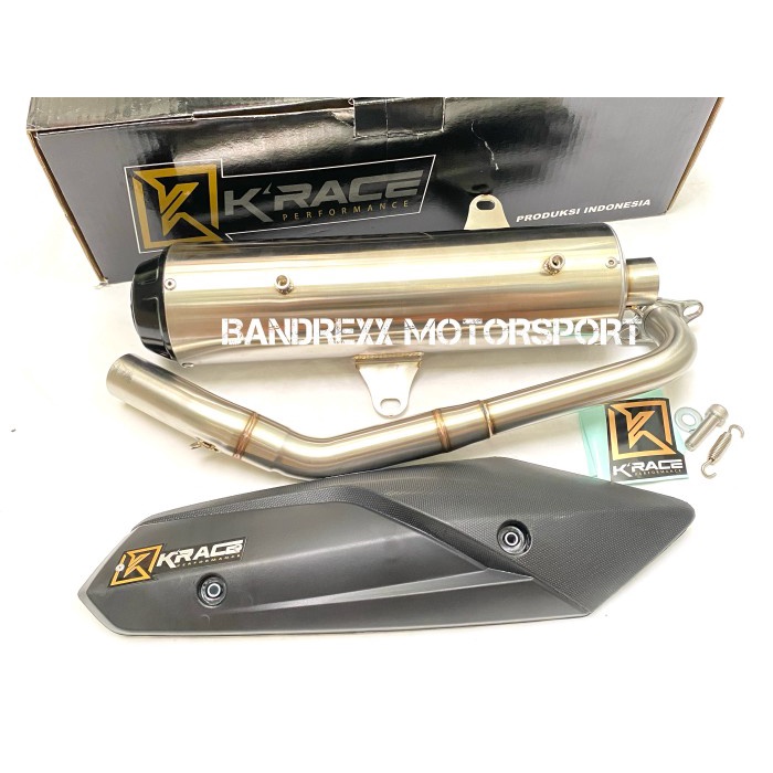 Knalpot Krace Standar Racing K Race Stainless Steel For Aerox 155-Lexi