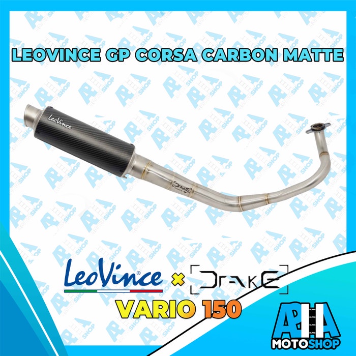 Knalpot Leovince Honda Vario 150 Gp Corsa Carbon Fullsytem
