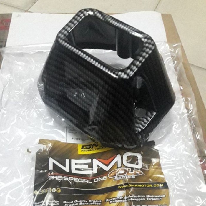 Tutup Knalpot Vario 125/150 2018-2020 Carbon