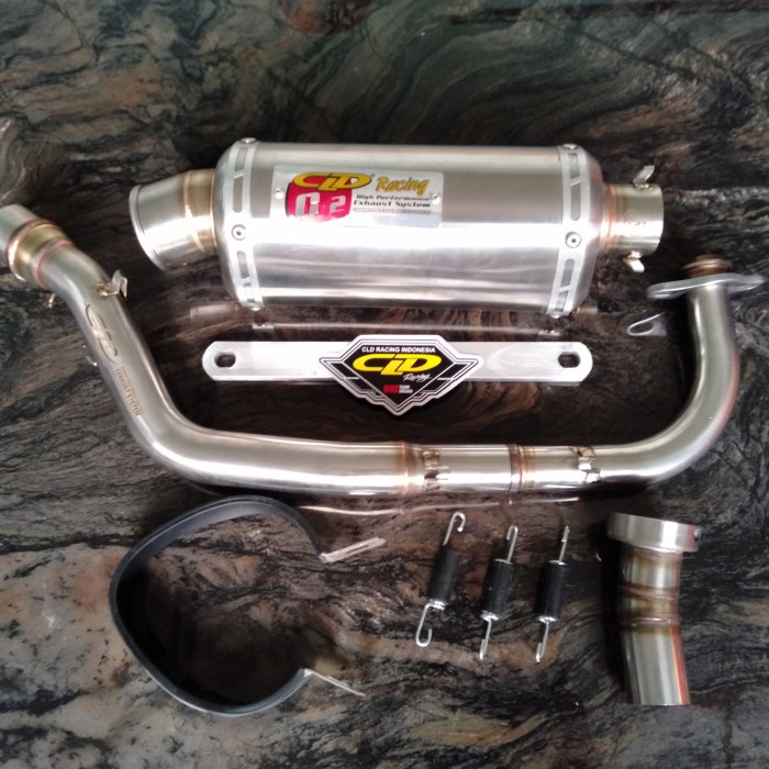 Knalpot Cld Racing Vario 125/150 Old/Type C2 Oval Doff