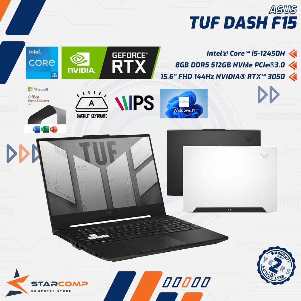 ASUS TUF DASH F15 FX517ZC i5-12450H 16GB 512GB RTX3050 15.6" FHD 144Hz