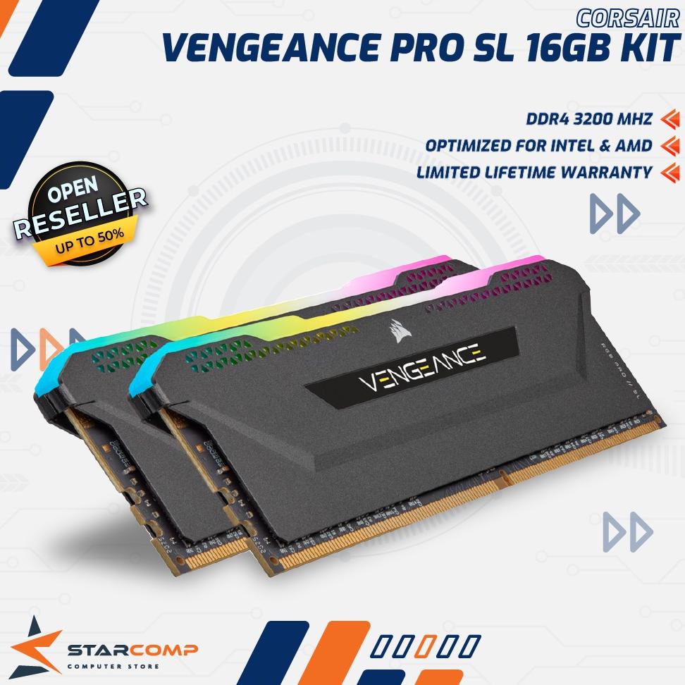 Corsair VENGEANCE RGB PRO SL 16GB KIT RAM 2x8GB PC3200 C16