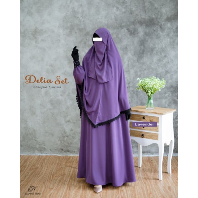GAMIS SYARI SET DELIA BY ELZAMIE UMMU MARYAM COLLECTION