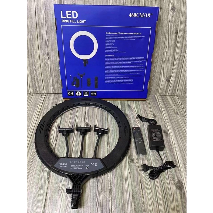 Paket Ringlight 45cm Besar Jumbo Ring Light 45 CM Murah + Light Stand