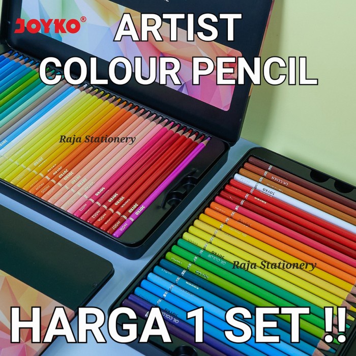 

Terlaris Joyko Premium Artist Colour Pencil / Pensil Warna Joyko Limited