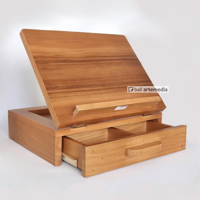 

Terlaris Termurah Easel Meja Laci / Drawer + Wooden Board