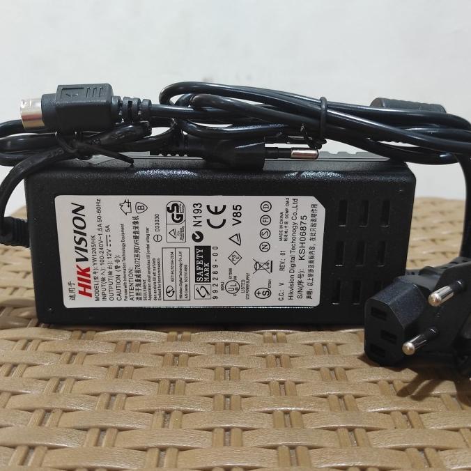 Adaptor Hikvision 12v 5A / Adaptor DVR hikvision