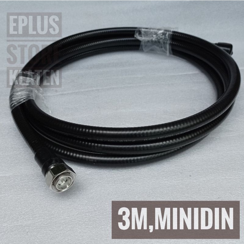 Kabel jamper feeder 4/8 3M konektor MiniDin 4.3 jamper bts jp101