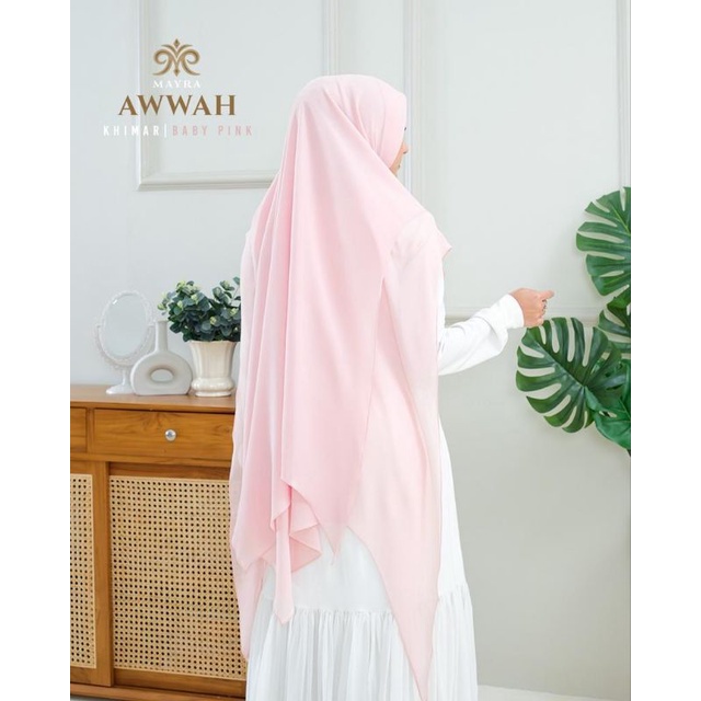 TERPOPULER AWWAH Khimar Mayra/Khimar Syari Terbaru Mayra/Khimar Premium/Hijab Terkini