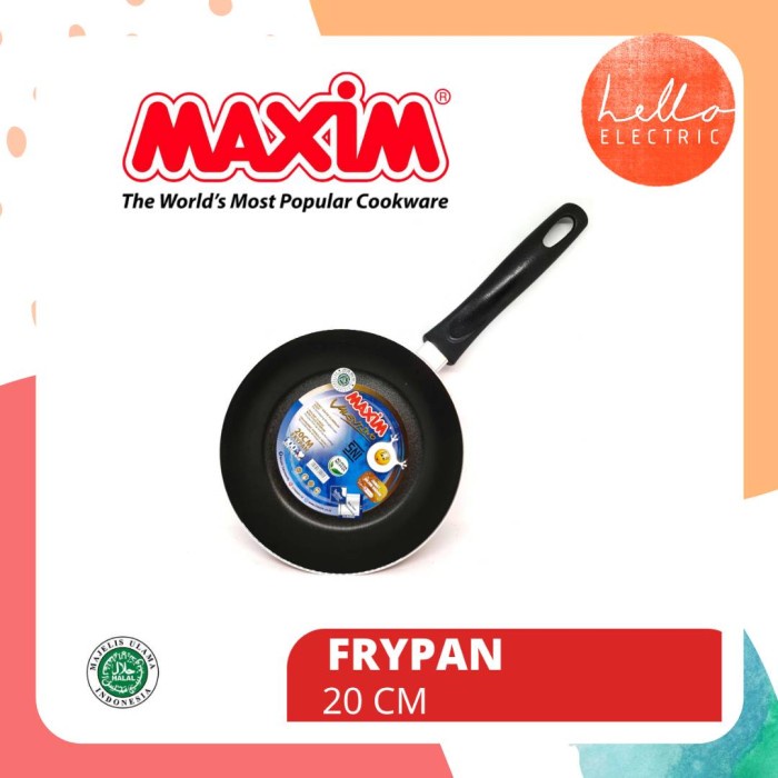 WAJAN GORENG TUMIS TEFLON MAXIM ANTI LENGKET VALENTINO FRYPAN 20 CM