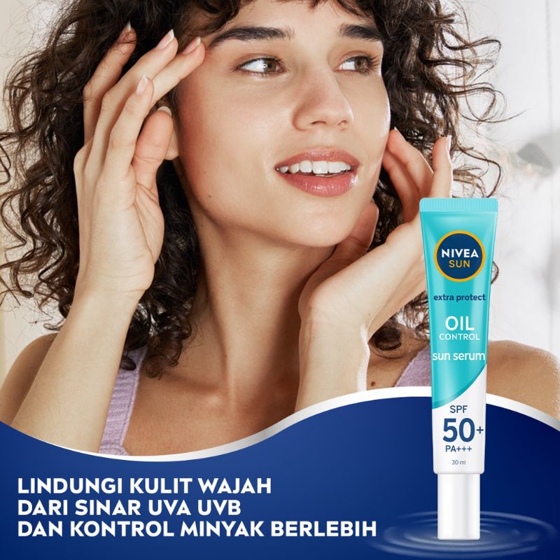 NIVEA Sun Serum Extra Protect Spf 50+ PA+++ | AURA - OIL CONTROL | 30 ml