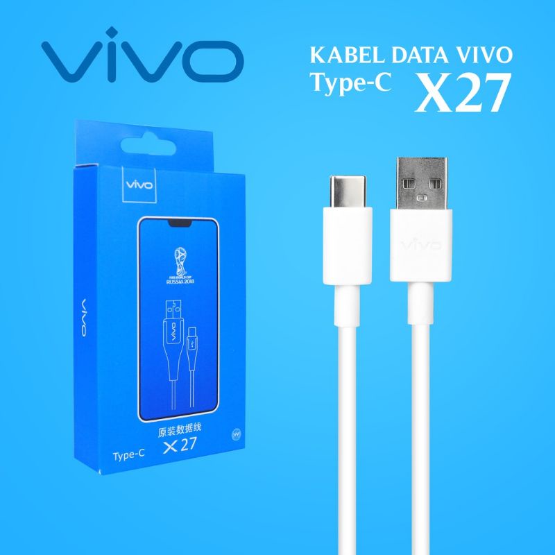 Kabel Data Vivo Tipe C Fast Charging V19 V19Pro V17 V17Pro Bawaan hp Type C Type-C Original 100% Ori