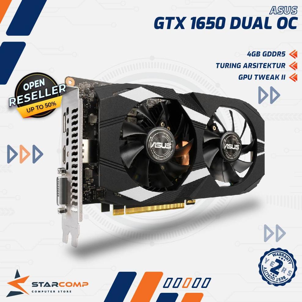 Gaming Graphics Card Asus Phoenix Gtx 1650 Oc Edition 4gb 1650 4gb