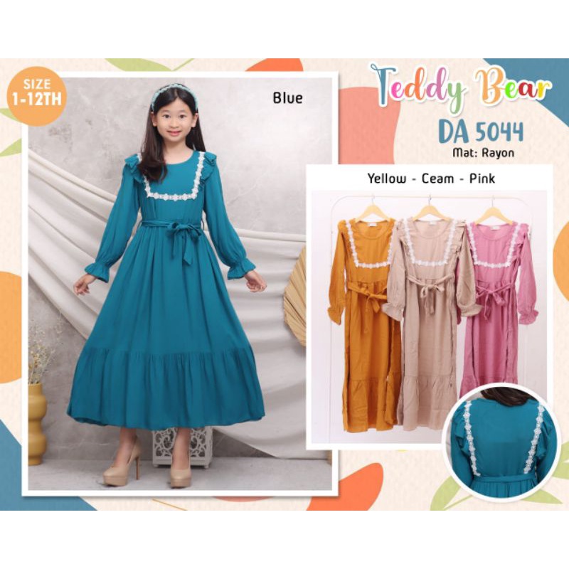 GAMIS ANAK PEREMPUAN TEDDY BEAR