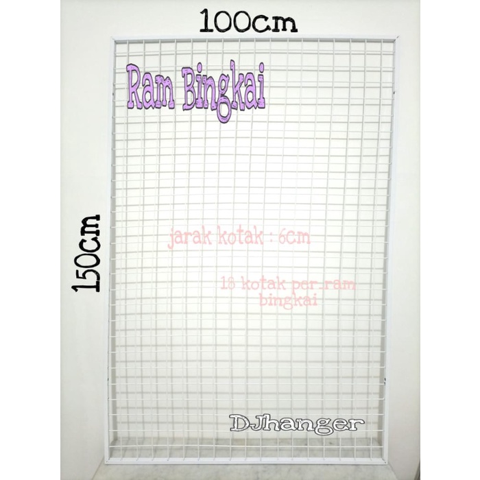 

Impra Jaring Ram Bingkai Besi Tebal Uk 100X150Cm