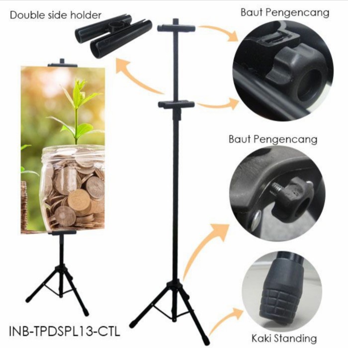

Impra Tripod Poster Banner Stand Besi