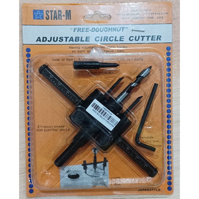 mata bor adjustable hole saw atau mata bor jangka