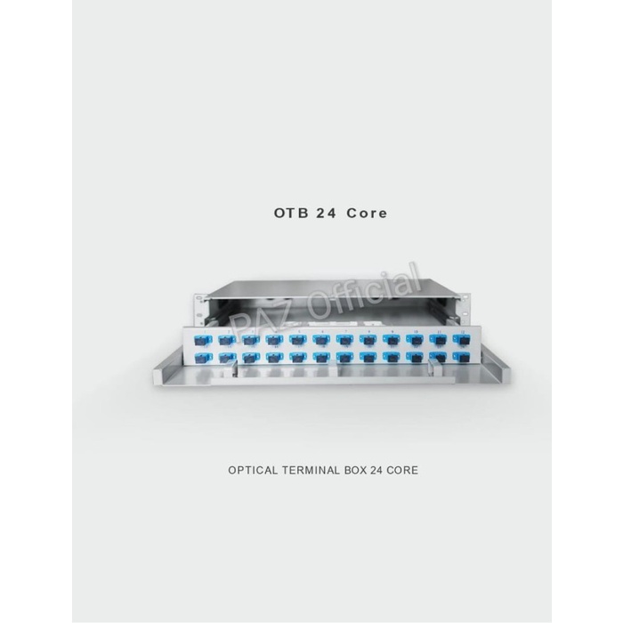 Terlaris Otb 24 Core Paz Ori Lengkap Pigtail & Adapter Merk Paz Juga