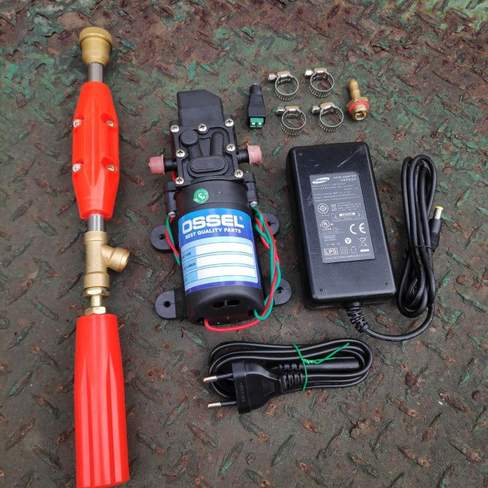 POMPA AIR OSSEL DC ADAPTOR 5A TANPA SELANG