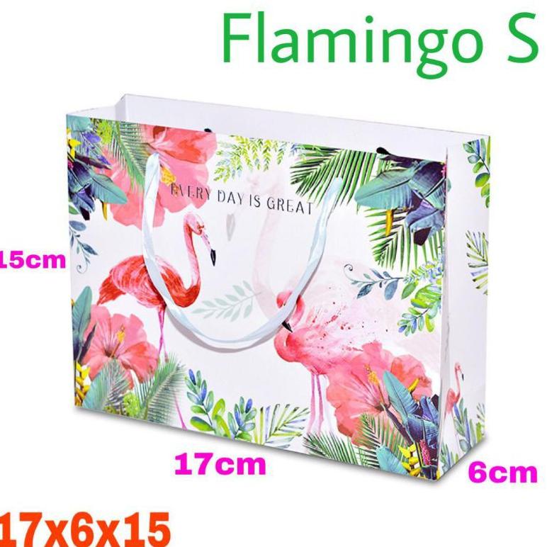 

Paperbag Kado Tas Kertas Goodie Bag Gift Bag Flaminggo Ukuran S,M,L Promo Best Seller!