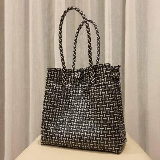 

Kaela Bag Medium (Black) [L028] - Tas Anyam Monochrome, Tas Hampers, Tas Goodie Bag, Tas Parcel Promo Best Seller!