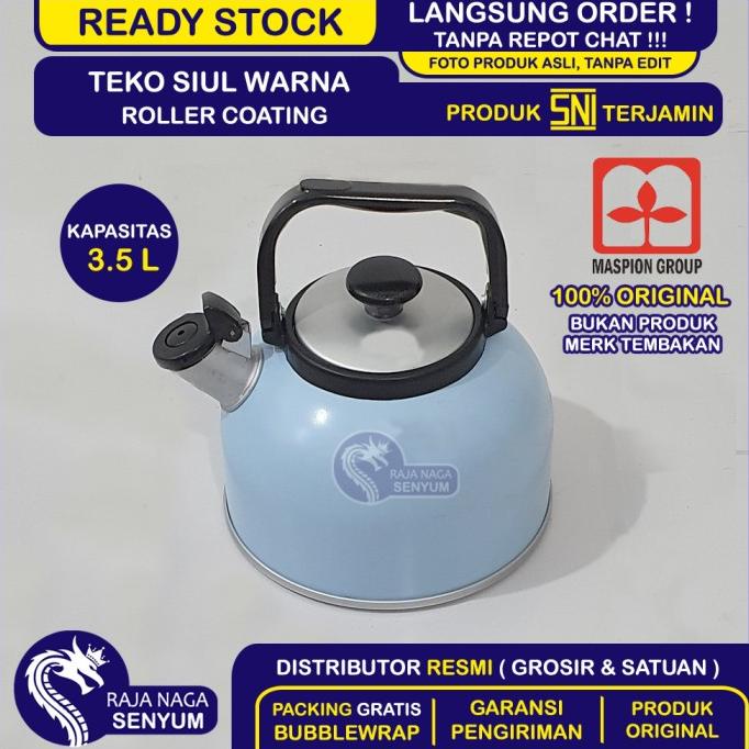 TEKO SIUL CERET BUNYI 3,5 LITER WHISTLING KETTLE RIGOLETTO MIKADO