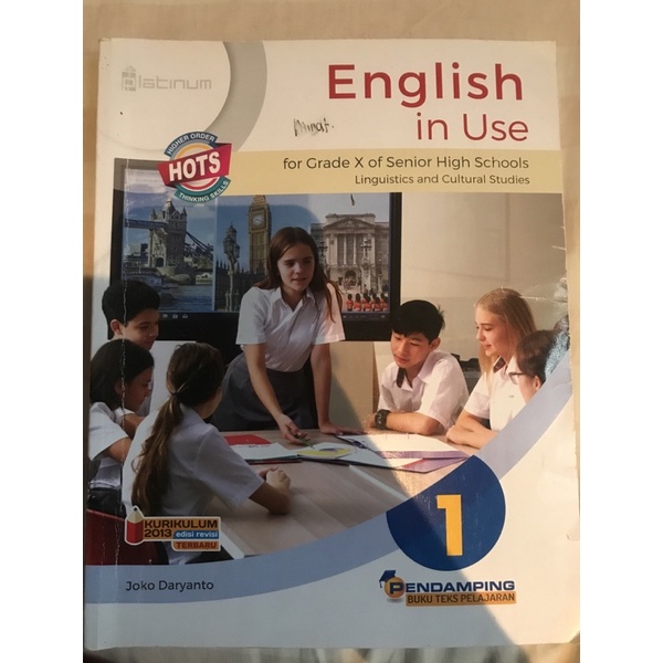 

PLATINUM ENGLISH IN USE KELAS 10 SMA (INGGRIS MINAT)