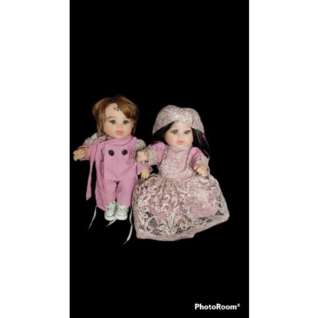 baju boneka reborn, vinyl size 12 inch