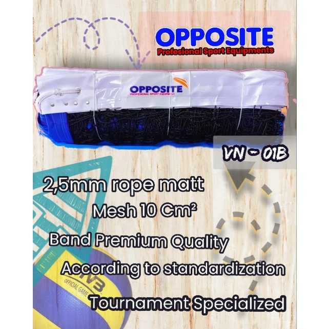 Rainbow Volleyball net. VN-R 001 / Net volly super / net volly / net voli / net volley / net voli or