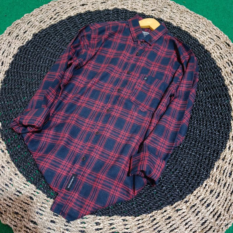 Kemeja Flanel Cowok/cewek Lengan Panjang