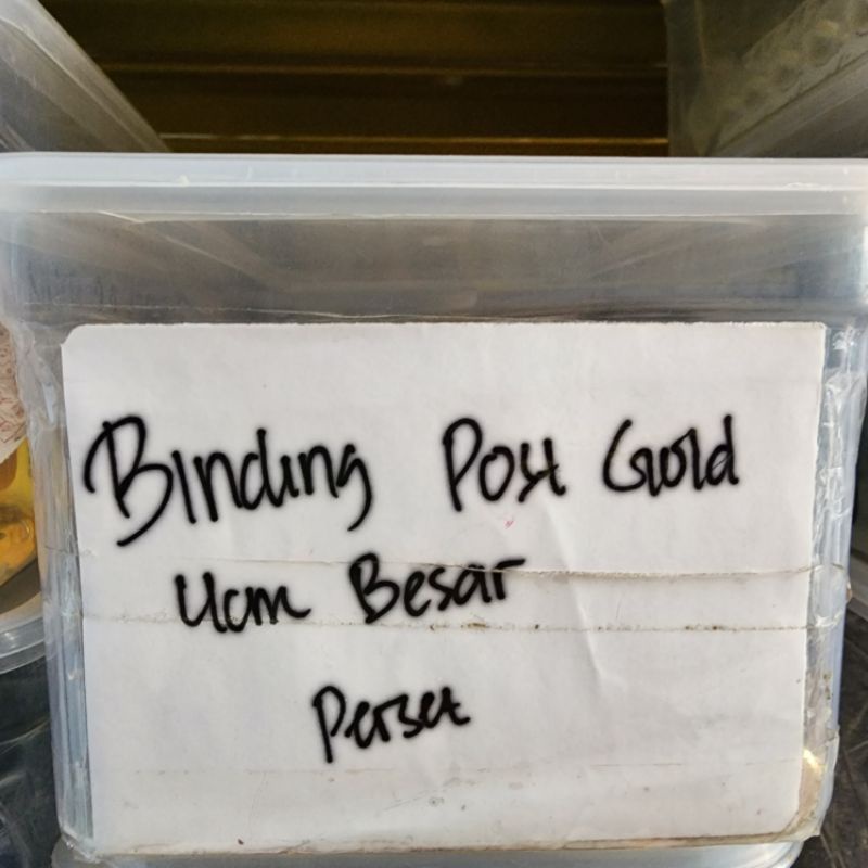 binding post gols super 4cm merah-hitam