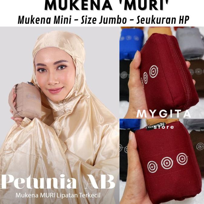 Mukena Travelling Terkecil Mukena MURI Karita (Atas Bawah)