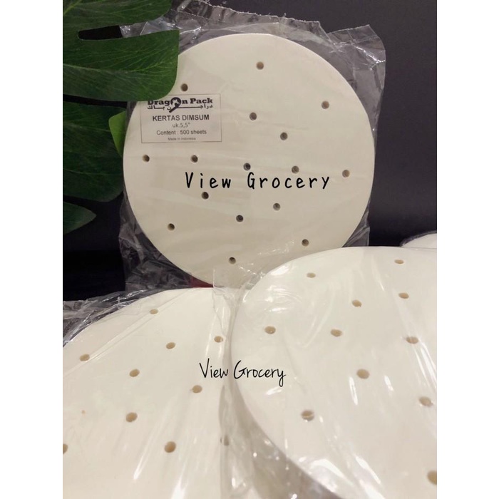 

Dimsum paper/ kertas dimsum /Alas dimsum ukuran 5,5" atau 14 cm